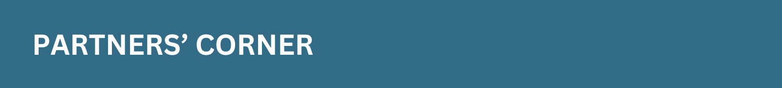partners' corner web banner