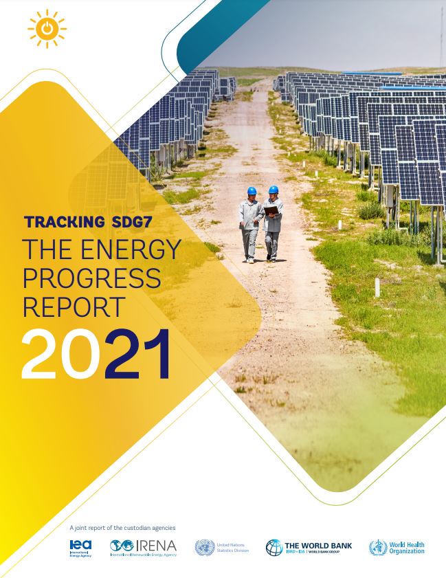 Cover for The Energy Progress Report 2021: Tracking SDG7