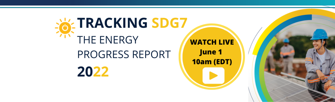 Tracking SDG7 Report banner