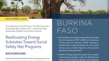 Burkina Faso Country Brief