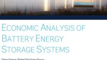 cover of the report Economic Analysis of Battery Energy Storage Systems