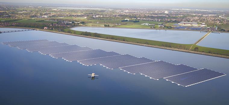 ESMAP Knowledge Exchange Forum 2017 QEII Floating Solar Panels, England
