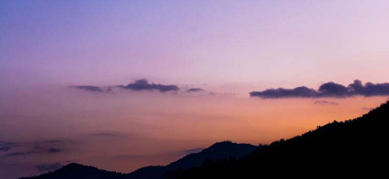 Sunset on Kumrat Valley, Pakistan. Photo by Abdul Rafay Shaikh on Unsplash
